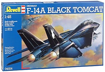 【中古】ドイツレベル 1/48 F-14A ブラック・トムキャット 04514 プラモデル|GoodLifeStore