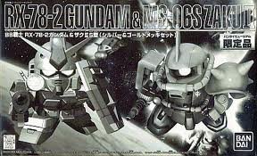 【中古】(非常に良い)BB戦士 RX-78-2ガンダム&ザクIIS型(シルバー&ゴールドメッキセット) バンダイミュージアム限定｜GoodLifeStore