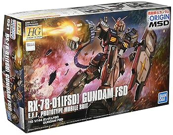【中古】(非常に良い)HG 機動戦士ガンダム THE ORIGIN MSD ガンダム FSD 1/144スケール 色分け済みプラモデル