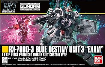 【中古】HGUC 1/144 ブルーディスティニー3号機“EXAM” 『機動戦士ガンダム外伝 THE BLUE DESTINY』より プラモデル