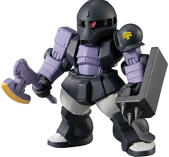 ガンダムコンバージ 48 ZAKUシークレット　新品 ガンダムコンバージ 48 ザクⅠ シークレット 黒い三連星 内袋