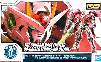 【中古】RG 1/144 ガンダムベース限定 ダブルオーライザー[トランザムクリア] プラモデル