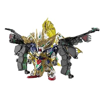 【中古】(非常に良い)SDW HEROES 趙雲ダブルオーガンダム コマンドパッケージ 色分け済みプラモデル