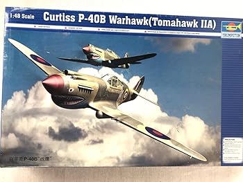 【中古】トランペッター 1/48 カーチスP-40B ウォーホーク 02807 プラモデル|GoodLifeStore