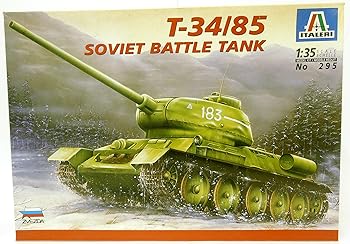 【中古】イタレリ 295 ソビエト中戦車 Tー34/85 (タミヤ・イタレリシリーズ:39295)｜GoodLifeStore