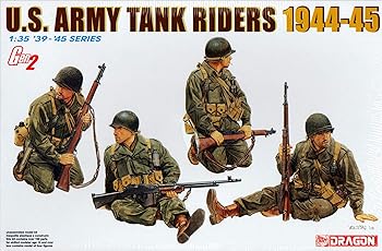 【中古】(非常に良い)ドラゴン 1/35 アメリカ陸軍 戦車搭乗兵 1944-45 GEN2 プラモデル|GoodLifeStore