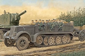 【中古】ドラゴン 1/35 ドイツ Sd.Kfz.7 8tハーフトラック 初期生産型 w/クルー スマートキット プラモデル|GoodLifeStore