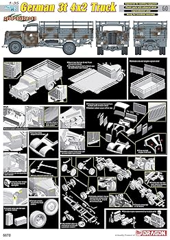 【中古】ドラゴン 1/35 ドイツ 3t 4x2トラック 6670｜GoodLifeStore