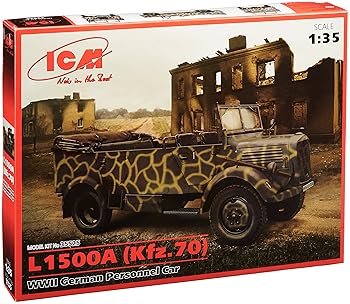【中古】ICM 1/35 独L1500A Kf.z70中型4輪兵員輸送車 IC35525 プラモデル|GoodLifeStore