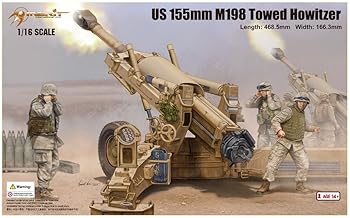 【中古】(非常に良い)メリットインターナショナル 1/16 アメリカ M198 155mm 榴弾砲 プラモデル|GoodLifeStore