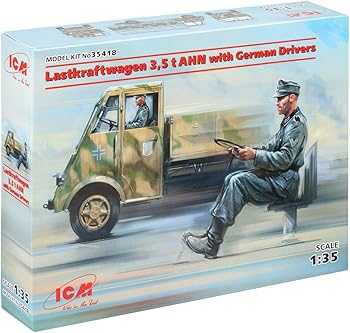 【中古】ICM 1/35 ルノー AHN 3.5t ドイツ軍 アーミートラック w/ドライバー プラモデル 35418|GoodLifeStore
