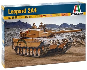 【中古】タミヤ イタレリ 1/35 ミリタリーシリーズ No.6559 レオパルト 2A4 プラモデル 38559｜GoodLifeStore