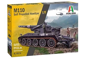 【中古】Italeri イタレリ タミヤ 1/35 ミリタリーシリーズ No.6574 アメリカ陸軍 M110 自走榴弾砲 プラモデル 38574|GoodLifeStore