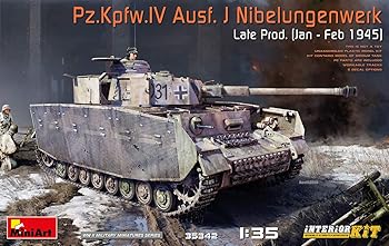 【中古】ミニアート(Miniart) 1/35 ドイツ陸軍 4号戦車J型 ニーベルンゲン工場製 後期型 1945年1月~2月 フルインテリア 内部再現 プラモデル MA35342|GoodLifeStore