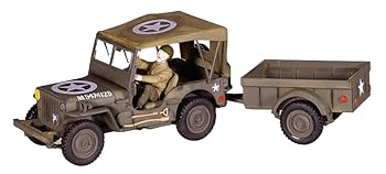 【中古】プラッツ エレール 1/35 WW2 アメリカ 1/4トン トラック トレーラープラモデル HE81105｜GoodLifeStore