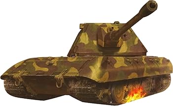 【中古】アミュージングホビー 1/35 ドイツ E-100 超重戦車 クルップ砲塔型 履帯リニューアル プラモデル AMH35A015|GoodLifeStore
