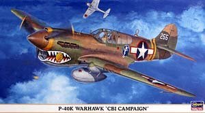 【中古】ハセガワ 1/48 P-40K ウォーホーク CBI戦線|GoodLifeStore