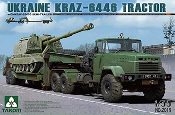 【中古】TAKOM 1/35 KrAZ-6446 トラクター&ChMZAP-5247Gセミトレーラー プラモデル TKO2019｜GoodLifeStore
