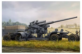 【中古】ホビーボス 1/35 ファイティングヴィークルシリーズ ドイツ軍 12.8cmFlak40 高射砲 プラモデル 84545|GoodLifeStore