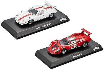 【中古】京商 1/64 サーキットの狼 風吹裕矢2台セット (Yatabe RS、Lotus Europe SP) 完成品|GoodLifeStore