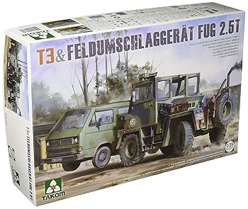 【中古】タコム 1/35 ドイツ軍 T3・重フォークリフト FUG 2.5t プラモデル TKO2141|GoodLifeStore
