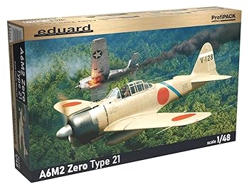 【中古】エデュアルド 1/48 プロフィパック 日本海軍 A6M2 零戦21型 プラモデル EDU82212 成型色｜GoodLifeStore
