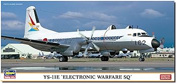 【中古】ハセガワ(Hasegawa) 1/144 航空自衛隊 YS-11E 電子戦支援隊 プラモデル 10854|GoodLifeStore
