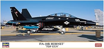 【中古】ハセガワ 1/72 アメリカ海軍 F/A-18B ホーネット トップガン プラモデル 02436｜GoodLifeStore