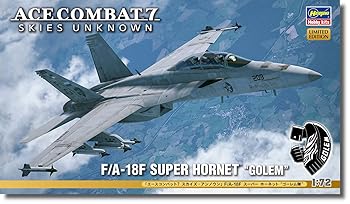 【中古】ハセガワ クリエイターワークスシリーズ エースコンバット7 スカイズ・アンノウン F/A-18F スーパーホーネット ゴーレム隊 1/72スケール プラモ|GoodLifeStore