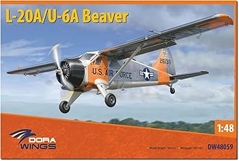 【中古】ドラウイングス 1/48 L-20A/U-6A ビーバー プラモデル DWS48059 (飛行機)|GoodLifeStore