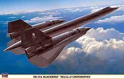 【中古】ハセガワ 1/72 SR-71A ブラックバード スカル&クロスボーン 00983｜GoodLifeStore
