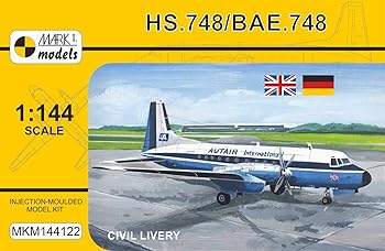 【中古】(非常に良い)マーク1 1/144 HS.748/BAE.748 民間機 プラモデル MKM144122|GoodLifeStore