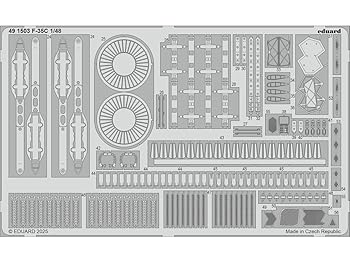 【中古】エデュアルド 1/48 F-35C エッチングパーツ (タミヤ用) プラモデル用パーツ EDU491503 (飛行機)|GoodLifeStore