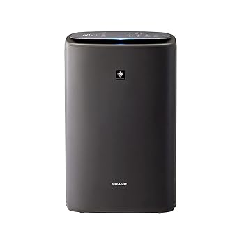 【中古】(非常に良い)シャープ 加湿 空気清浄機 プラズマクラスター 25000 ハイグレード 13畳 / 空気清浄 23畳 グレー KI-NS50-H