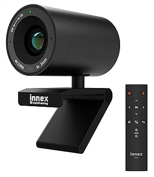 【中古】(非常に良い)Innex 4K ePTZ AI搭載コンファレンスカメラInnex C570 120°超広視野角5倍デジタルズーム AIによるオートフレーミング デュアルマイク＆プライバ