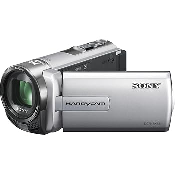 【中古】(人並み外れたに好いたらしい)Sony DCR-SX85 ハンディカムビデオカメラ(しろがね色)。