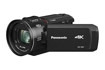 【中古】パナソニック パナソニック HC-VX1 4Kテレビカメラ、24X LEICA DICOMAR水晶体、1/2.5inBSI検出器、3つのO.I.Sスタビライザーシステム、HDR