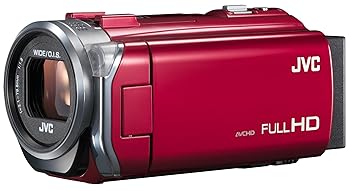【中古】(非常に良い)JVCKENWOOD JVC ビデオカメラ EVERIO 内蔵メモリー32GB レッド GZ-E765-R