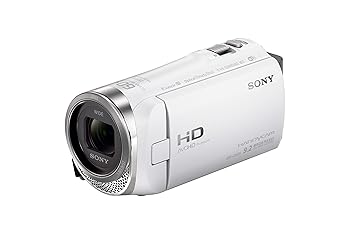 【中古】SONY ビデオカメラ HDR-CX485 32GB 光学30倍 ホワイト Handycam HDR-CX485 WC｜GoodLifeStore