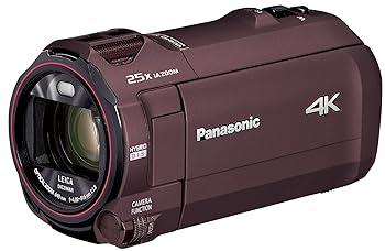 【中古】(人並み外れたに好いたらしい)パナソニック 4K テレビカメラ 64GB 光学20倍望遠レンズ ココア赤銅色 HC-VX992MS-T