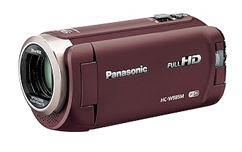 【中古】(人並み外れたに好いたらしい)パナソニック 固定ディスクテレビカメラ W585M 64GB ワイプ撮り 高倍率90倍望遠レンズ 赤銅色 HC-W585M-T