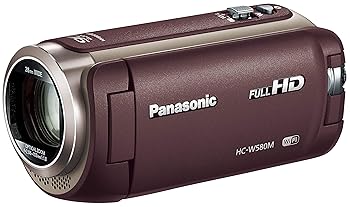 【中古】パナソニック 固定ディスクテレビカメラ W580M 32GB 補欠選手写真機積み上げる 高倍率90倍望遠レンズ 赤銅色 HC-W580M-T