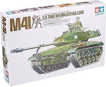 【中古】(非常に良い)タミヤ 1/35 ミリタリーミニチュアシリーズ No.55 アメリカ陸軍 軽戦車 M41 ウォーカーブルドック プラモデル 35055