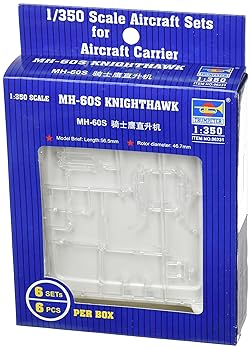 【中古】(非常に良い)トランペッター 1/350 空母艦載機 MH-60S ナイトホーク プラモデル
