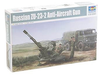 【中古】(非常に良い)トランペッター 1/35 ソビエト軍 ZU-23-2 対空機関砲 02348 プラモデル｜GoodLifeStore