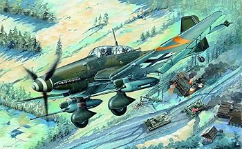 【中古】(非常に良い)トランペッター 1/32 ドイツ軍 ユンカース Ju87G-2 カノーネンフォーゲル プラモデル|GoodLifeStore
