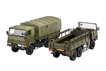 【中古】(非常に良い)フジミ模型 1/72 ミリタリーシリーズNo.22 陸上自衛隊 3 1/2tトラック (2両セット) プラモデル ML22