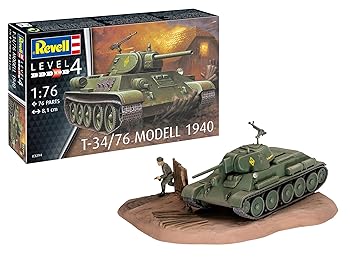 【中古】(非常に良い)ドイツレベル 1/76 ドイツ陸軍 T34/76 1940 プラモデル 03294