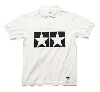 【中古】(非常に良い)タミヤ JUN WATANABE タミヤマークポロシャツ 白 L 67466｜GoodLifeStore