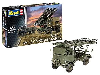 【中古】(非常に良い)ドイツレベル(Revell) 1/35 BM-13-16 on W.O.T. 8 chassis プラモデル 組立キット 03338 (軍用車両)｜GoodLifeStore